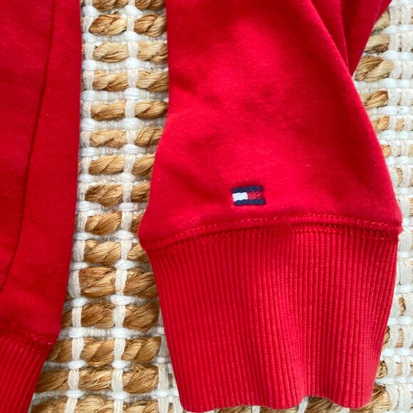 Brand New Tommy Hilfiger Red Sweater with Embroidered Logo - Picture 7 of 14